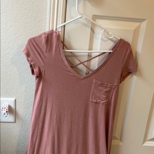 american eagle t shirt dress